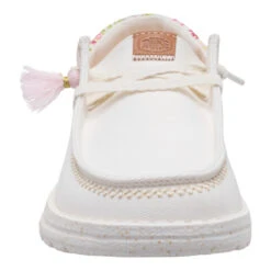 Wendy Funk Embroidered Floral - Ivory/Multi -Hey Dude Store 44237 1MV WENDYFUNKEMBROIDEREDFLORAL IVORYMULTI FRONT conversion1