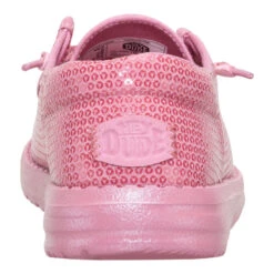 Wendy Funk Mono Sequin - Foxglove Pink -Hey Dude Store 44241 79S WENDYFUNKMONOSEQUIN FOXGLOVEPINK BACK conversion1