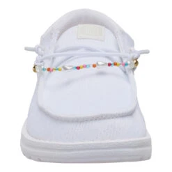 Wendy Funk Mesh Shoelry - White -Hey Dude Store 44242 100 WENDYFUNKMESHSHOELRY WHITE FRONT conversion1
