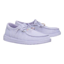 Wendy Funk Mesh Shoelry - Thistle Purple -Hey Dude Store 44242 5CH WENDYFUNKMESHSHOELRY THISTLEPURPLE PAIR conversion1