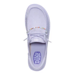 Wendy Funk Mesh Shoelry - Thistle Purple -Hey Dude Store 44242 5CH WENDYFUNKMESHSHOELRY THISTLEPURPLE POP conversion1