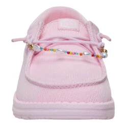 Wendy Funk Mesh Shoelry - Light Pink -Hey Dude Store 44242 6JN WENDYFUNKMESHSHOELRY LIGHTPINK FRONT conversion1
