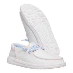 Wendy Funk Friendship Lace - White -Hey Dude Store 44246 100 WENDYFUNKFRIENDSHIPLACE WHITE PAIR BOTTOM conversion1