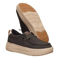 Wendy Nova Classic - Smoke/Irish Cream -Hey Dude Store 44249 1WU WENDYNOVACLASSIC SMOKEIRISHCREAM PAIR BOTTOM