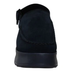 Delray Clog Suede - Black 16 Delray Clog Suede - Black -Hey Dude Store 44259 001 DELRAYCLOGSUEDE BLACK FRONT conversion1