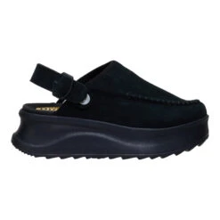 Delray Clog Suede - Black 21 Delray Clog Suede - Black -Hey Dude Store 44259 001 DELRAYCLOGSUEDE BLACK RIGHT LATERAL conversion1