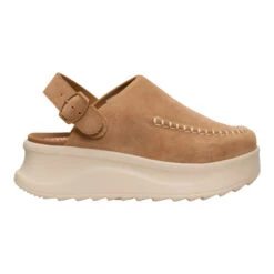 Delray Clog Suede - Tan -Hey Dude Store 44259 265 DELRAYCLOGSUEDE TAN RIGHT LATERAL conversion1