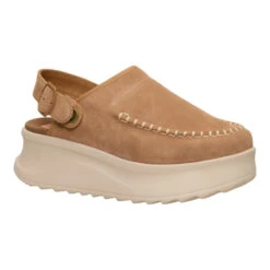 Delray Clog Suede - Tan -Hey Dude Store 44259 265 DELRAYCLOGSUEDE TAN RIGHT SIDE conversion1