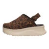 Delray Clog Suede - Brown Leopard 1 Delray Clog Suede - Brown Leopard -Hey Dude Store 44259 2GA DELRAYCLOGSUEDE BROWNLEOPARD LEFT SIDE conversion1