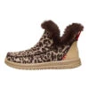 Camden Brushed Leopard Cozy - Leopard -Hey Dude Store 44279 90L CAMDENBRUSHEDLEOPARDCOZY LEOPARD LEFT SIDE conversion1