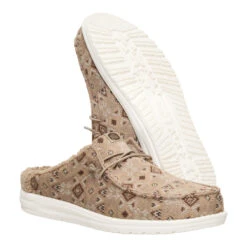 Wally Slip Sweater - Timber/Multi -Hey Dude Store 44305 2KQ WALLYSLIPSWEATER TIMBERMULTI PAIR BOTTOM conversion1