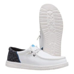 Wally Funk Jersey Jacquard - White/Multi 11 Wally Funk Jersey Jacquard - White/Multi -Hey Dude Store 44316 94S WALLYFUNKJERSEYJACQUARD WHITLMULTI PAIR BOTTOM conversion1