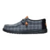 Wally Plaid Corduroy - Black/Multi -Hey Dude Store 44326 0C4 WALLYPLAIDCORDUROY BLACKMULTI LEFT SIDE conversion1