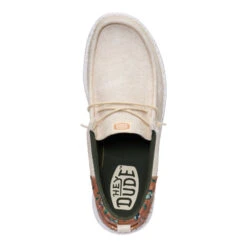 Wally Funk Duck Print - Wood Ash/Multi -Hey Dude Store 44337 0NF WALLYFUNKDUCKPRINT WOODASHMULTI TOP conversion1