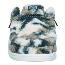 Wally Slipper Cozy Camo - White/Camo -Hey Dude Store 44343 1D3 WALLYSLIPPERCOZYCAMO WHITECAMO FRONT conversion1