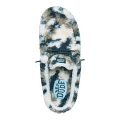 Wally Slipper Cozy Camo - White/Camo -Hey Dude Store 44343 1D3 WALLYSLIPPERCOZYCAMO WHITECAMO TOP conversion1