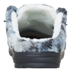 Wally Slipper Cozy Camo - Stormy Blue/Camo -Hey Dude Store 44343 4YF WALLYSLIPPERCOZYCAMO STORMYBLUECAMO BACK conversion1