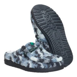 Wally Slipper Cozy Camo - Stormy Blue/Camo -Hey Dude Store 44343 4YF WALLYSLIPPERCOZYCAMO STORMYBLUECAMO PAIR BOTTOM conversion1
