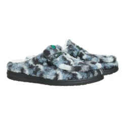 Wally Slipper Cozy Camo - Stormy Blue/Camo -Hey Dude Store 44343 4YF WALLYSLIPPERCOZYCAMO STORMYBLUECAMO PAIR conversion1