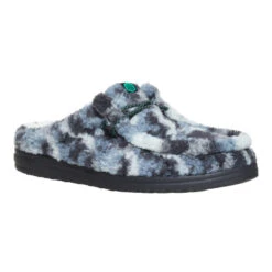 Wally Slipper Cozy Camo - Stormy Blue/Camo -Hey Dude Store 44343 4YF WALLYSLIPPERCOZYCAMO STORMYBLUECAMO RIGHT SIDE conversion1