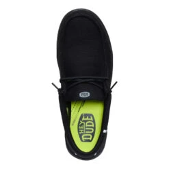 Wally Work Comp Toe - Black/Black -Hey Dude Store 44349 060 WALLYWORKCT BLACKBLACK TOP conversion1