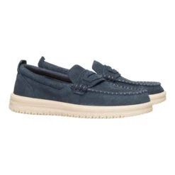 Wendy NXT Loafer - Black/Wood Ash -Hey Dude Store 44366 0OH WENDYNXTLOAFER BLACKWOODASH PAIR conversion1