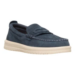 Wendy NXT Loafer - Black/Wood Ash -Hey Dude Store 44366 0OH WENDYNXTLOAFER BLACKWOODASH RIGHT SIDE conversion1