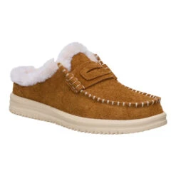 Wendy NXT Mule Cozy - Spice Brown/Wood Ash -Hey Dude Store 44384 2KO WENDYNXTMULECOZY SPICEBROWNWOODASH RIGHT SIDE conversion1