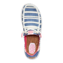 Wendy Espadrille Coast - Navy/White -Hey Dude Store 44415 462 WENDYESPADRILLECOAST NAVYWHITE TOP conversion1