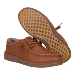 Paul Leather - Cognac -Hey Dude Store 44437 21N PAULLEATHER COGNAC PAIR BOTTOM