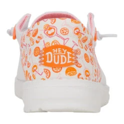 Wendy Funk Happy Hour - White/Pink -Hey Dude Store 44440 102 WENDYFUNKCOCKTAILS WHITE PINK BACK conversion1