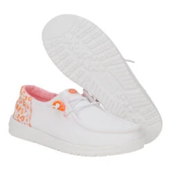 Wendy Funk Happy Hour - White/Pink -Hey Dude Store 44440 102 WENDYFUNKCOCKTAILS WHITE PINK PAIR BOTTOM conversion1