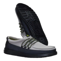 Wally Guard - Black/Moon Grey -Hey Dude Store 44538 0PJ WALLYGUARD BLACKMOONGREY PAIR BOTTOM conversion1 a74e5971 63dd 4bef b509 cde021b456e6