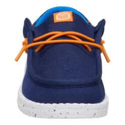 Wally Funk Youth Game On - Navy/Multi -Hey Dude Store 44608 4HQ WALLYFUNKYGAMEON FRONT conversion1