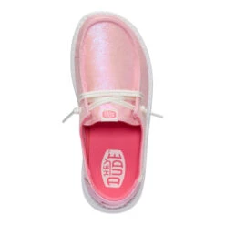 Wendy Youth Dazzling - Sparkle Pink -Hey Dude Store 44609 6VG WENDYYDAZZLING SPARKLEPINK TOP conversion1