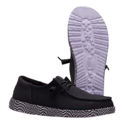 Wendy Funk Warped Geo - Black/Lilac 11 Wendy Funk Warped Geo - Black/Lilac -Hey Dude Store 44611 04Z WENDYFUNKWARPEDGEO BLACKLILAC PAIR BOTTOM conversion1
