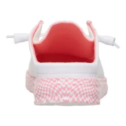 Wendy Slip Warped Geo - White/Pink Lemonade -Hey Dude Store 44612 16C WENDYSLIPWARPEDGEO WHITEPINKLEMONADE BACK conversion1