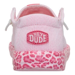 Wendy Youth Animal Pop - Pink Leopard -Hey Dude Store 44615 6YD WENDYYANIMALPOP PINKLEOPARD BACK conversion1