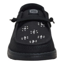 Wendy Star Stud - Black/Black -Hey Dude Store 44619 060 WENDYSTARSTUD BLACKBLACK FRONT conversion1