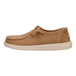 Wendy Star Stud - Cognac/Tan