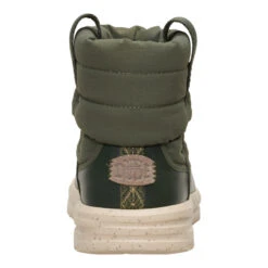 Camden Cuff Nylon Quilt - Dark Olive -Hey Dude Store 44622 3AW CAMDENCUFFNTLONQUILT DARKOLIVE BACK conversion1