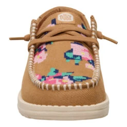 Wendy Cross Stitch - Tan/Multi 13 Wendy Cross Stitch - Tan/Multi -Hey Dude Store 44643 2UG WENDYCROSSSTITCH TANMULTI FRONT conversion1