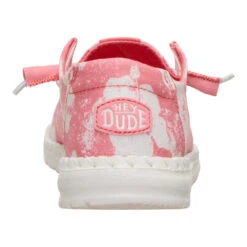 Wendy Hawaiian - Coral/White -Hey Dude Store 44669 6CC WENDYHAWAIIAN CORALWHITE BACK conversion1