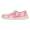 Wendy Hawaiian - Coral/White -Hey Dude Store 44669 6CC WENDYHAWAIIAN CORALWHITE LEFT SIDE conversion1
