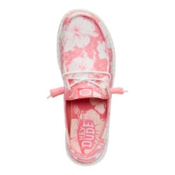 Wendy Hawaiian - Coral/White -Hey Dude Store 44669 6CC WENDYHAWAIIAN CORALWHITE TOP conversion1