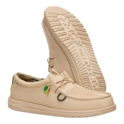 Wally Bait And Tackle - Natural Khaki 12 Wally Bait And Tackle - Natural Khaki -Hey Dude Store 44670 2JF WALLYBAITANDTACKLE NATURALKHAKI PAIR BOTTOM conversion1