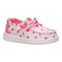 Wendy Toddler Ice Cream Social - White/Multi 16 Wendy Toddler Ice Cream Social - White/Multi -Hey Dude Store 44687 94S WENDYTICECREAMSOCIAL WHITEMULTI 3QTR conversion1