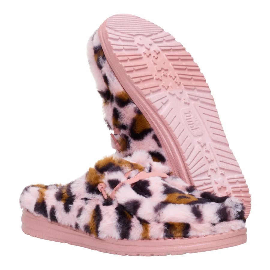 Wendy Slipper Leo Fur - Pink/Multi 5 Wendy Slipper Leo Fur - Pink/Multi - Image 3
