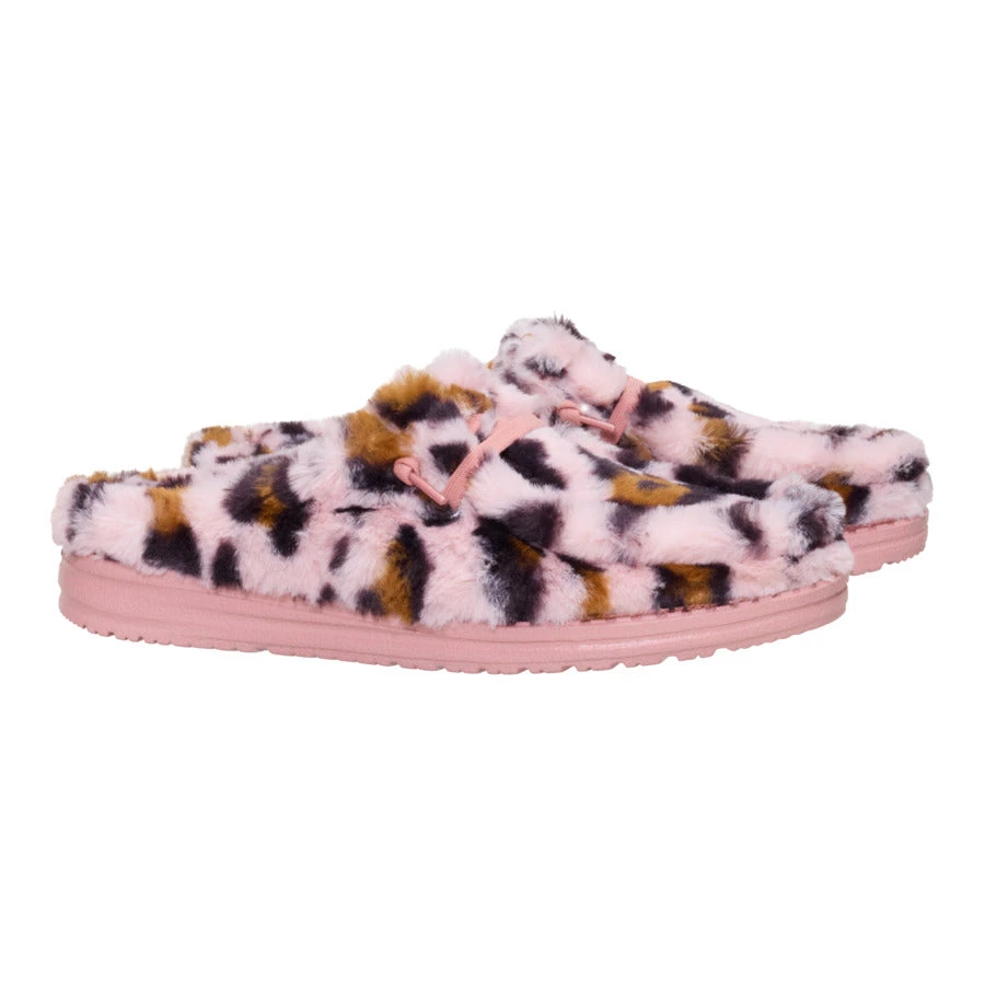 Wendy Slipper Leo Fur - Pink/Multi 4 Wendy Slipper Leo Fur - Pink/Multi - Image 2