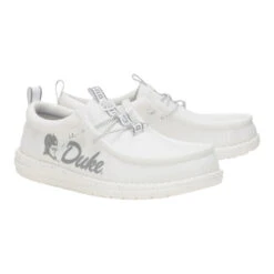 Wally Duke Blue Devils - Devils White/Blue -Hey Dude Store 44846 16S WALLYDUKEBLUEDEVILS3 WHITEBLUE PAIR conversion1